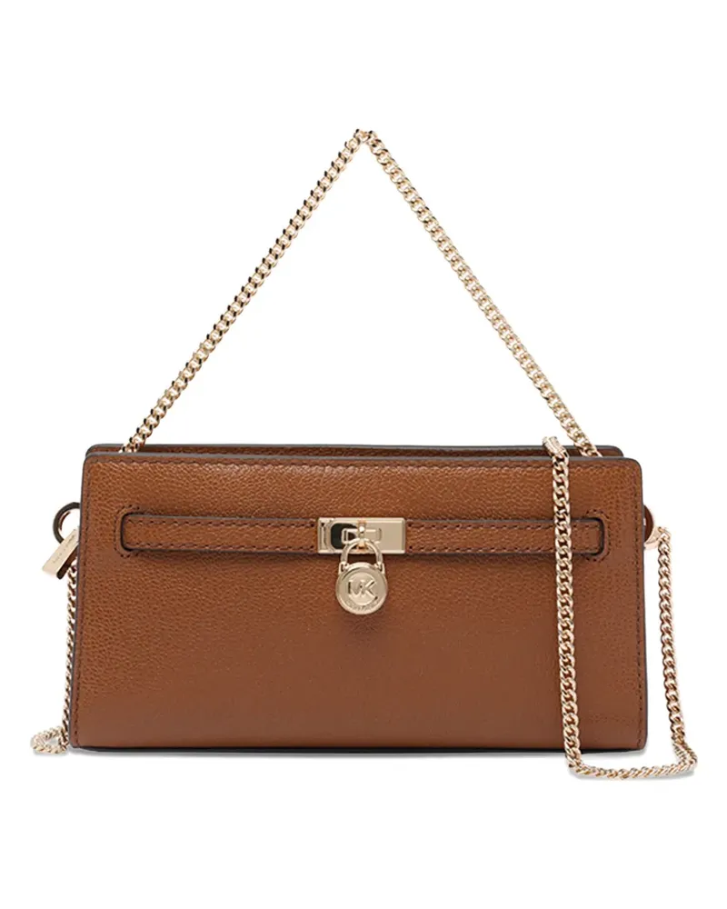 Michael Kors Padlock Schultertasche mit Kette - Braun Braun