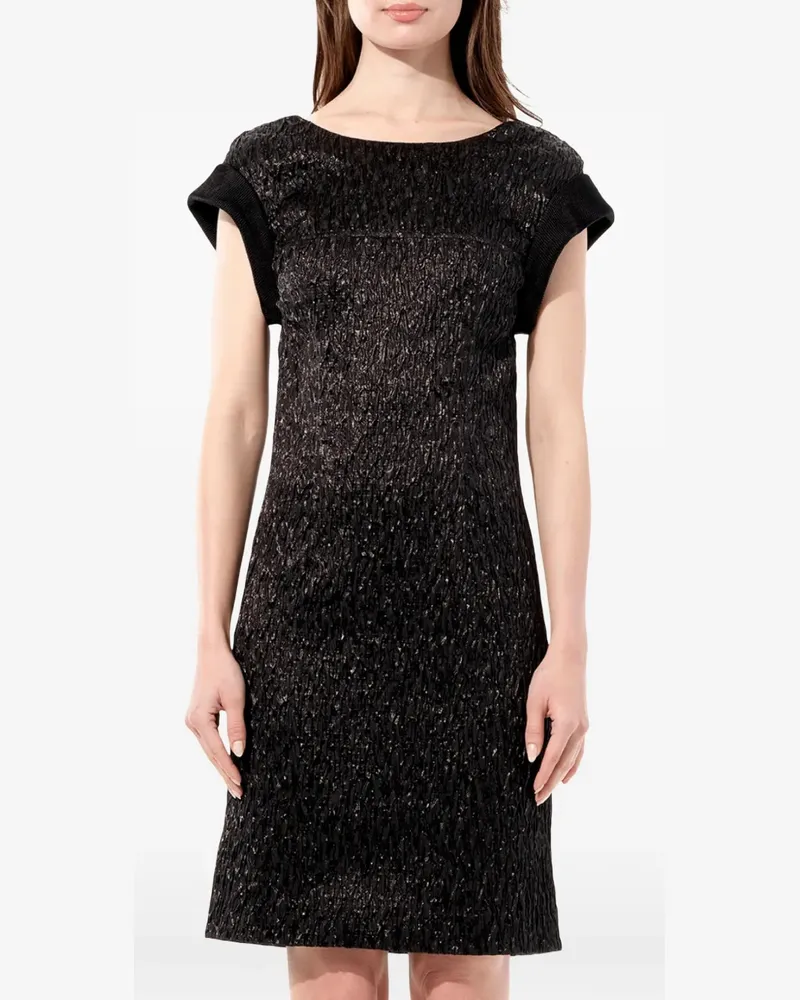 Balenciaga crew-neck mini dress - Schwarz Schwarz