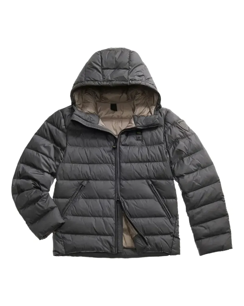 Blauer padded coat - Grau Grau