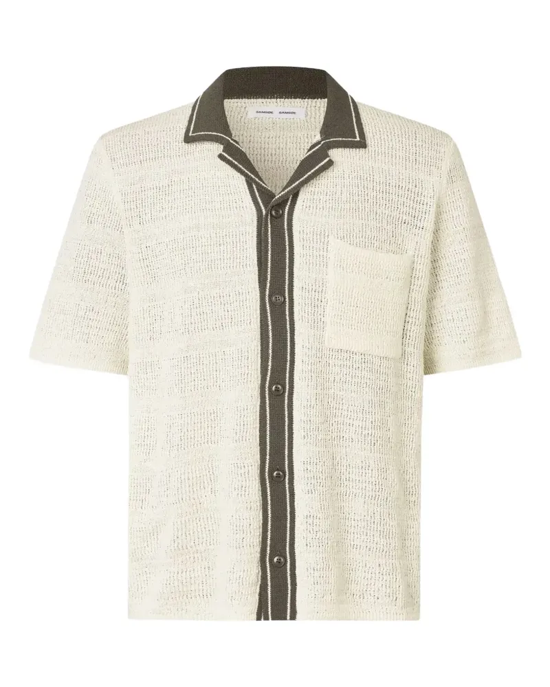 Samsøe & Samsøe chest-pocket shirt - Nude Nude