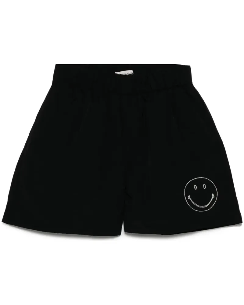 Joshua Sanders Bestickte Shorts - Schwarz Schwarz