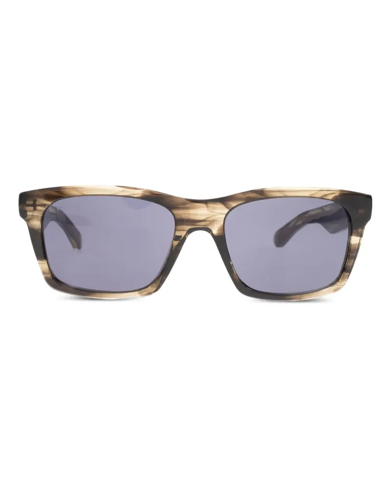 Balenciaga Sonnenbrille mit eckigem Gestell - Grau Grau