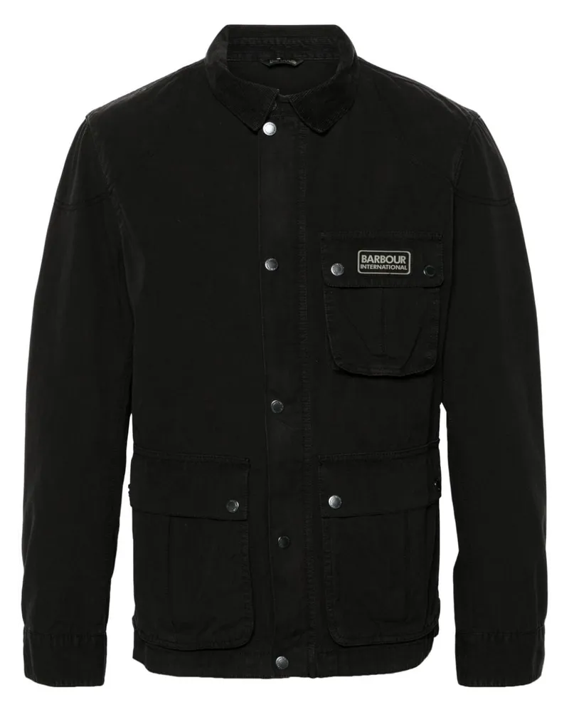 Barbour Tourer Barwell Hemdjacke Schwarz