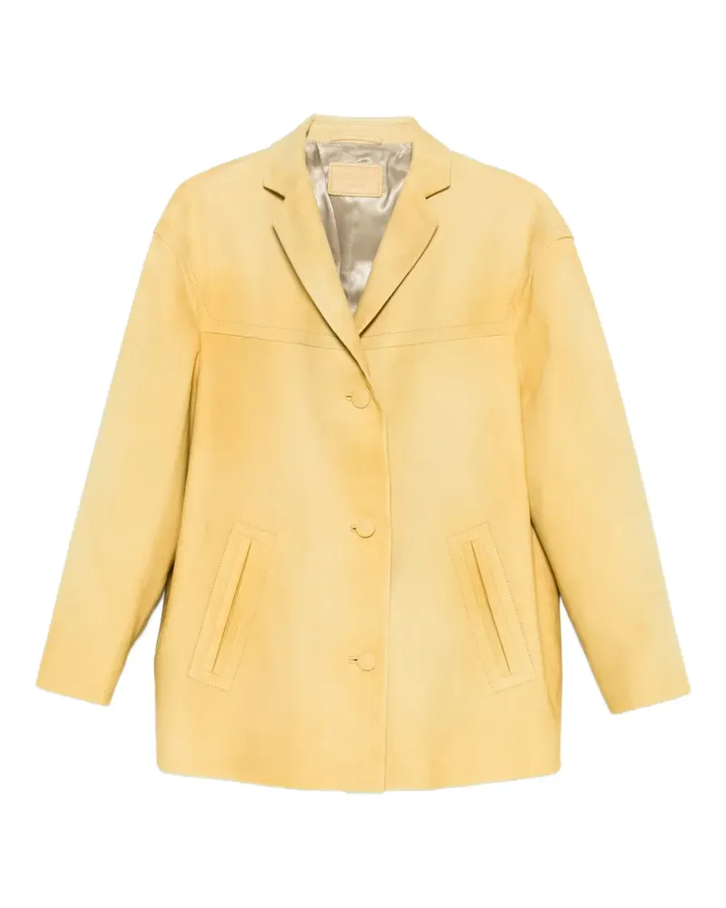 Prada lambskin jacket - Gelb Gelb