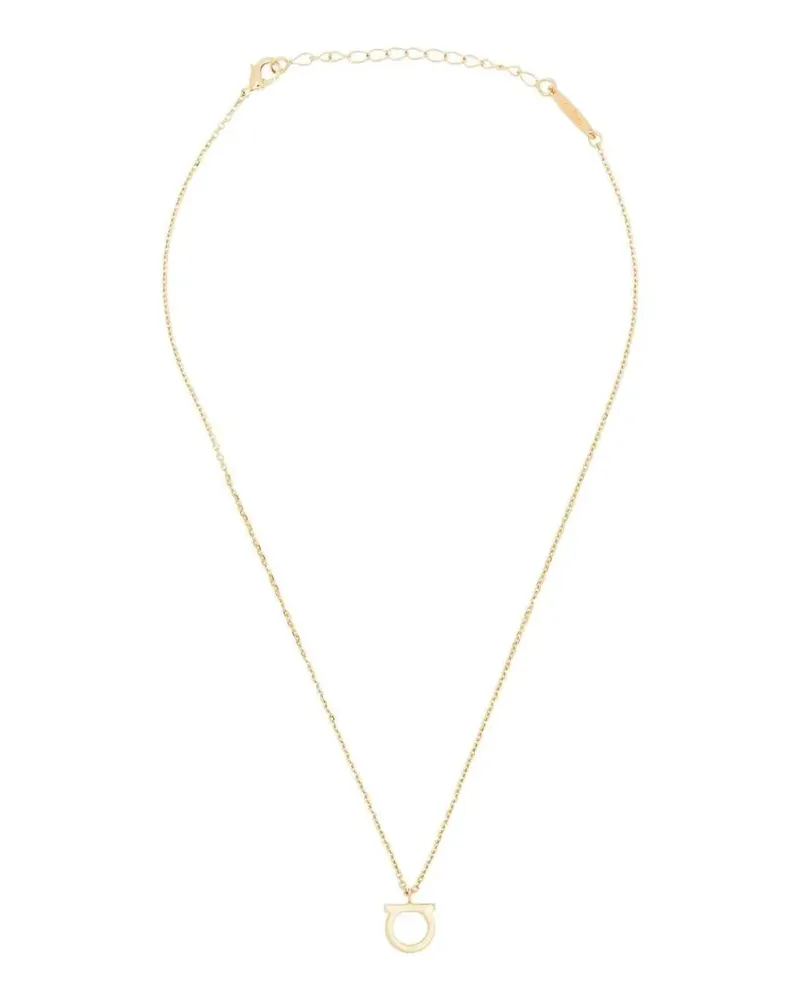 Ferragamo Gancini charm necklace - Gold Gold