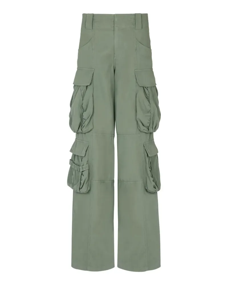 Balmain Cargohose mit Pattentaschen - Grün Grün