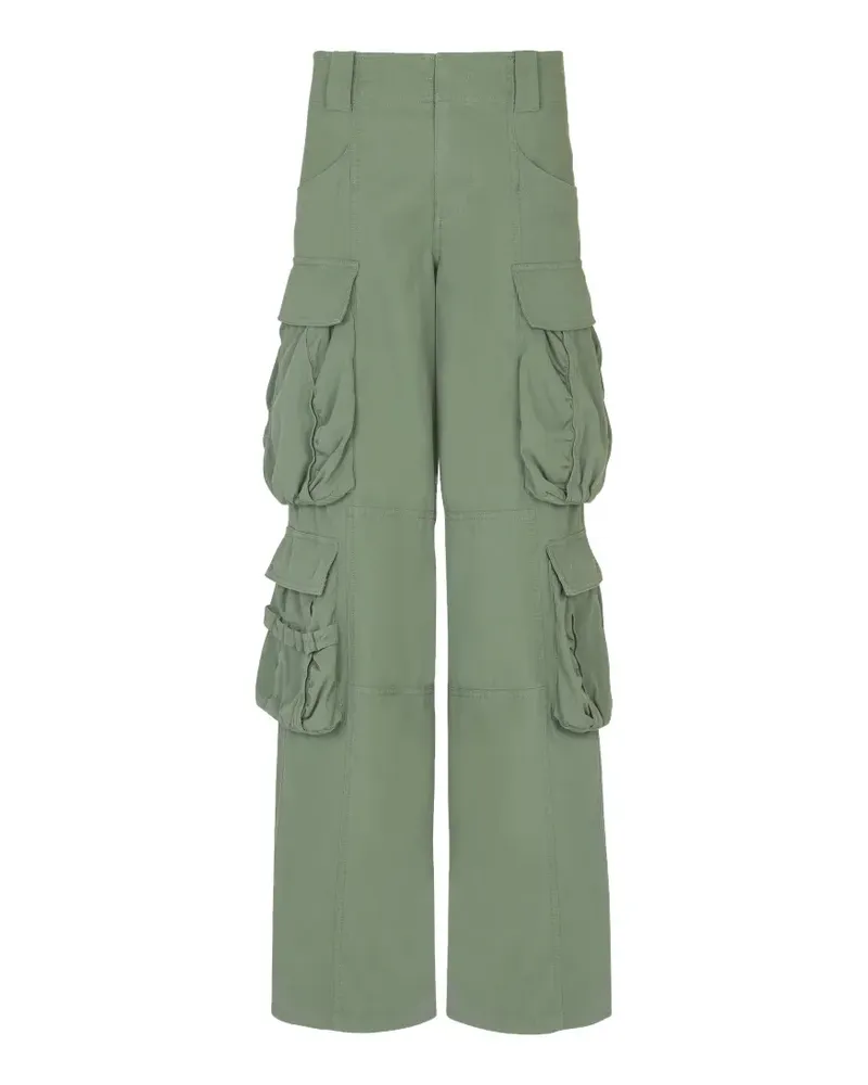 Balmain Cargohose mit Pattentaschen - Grün Grün