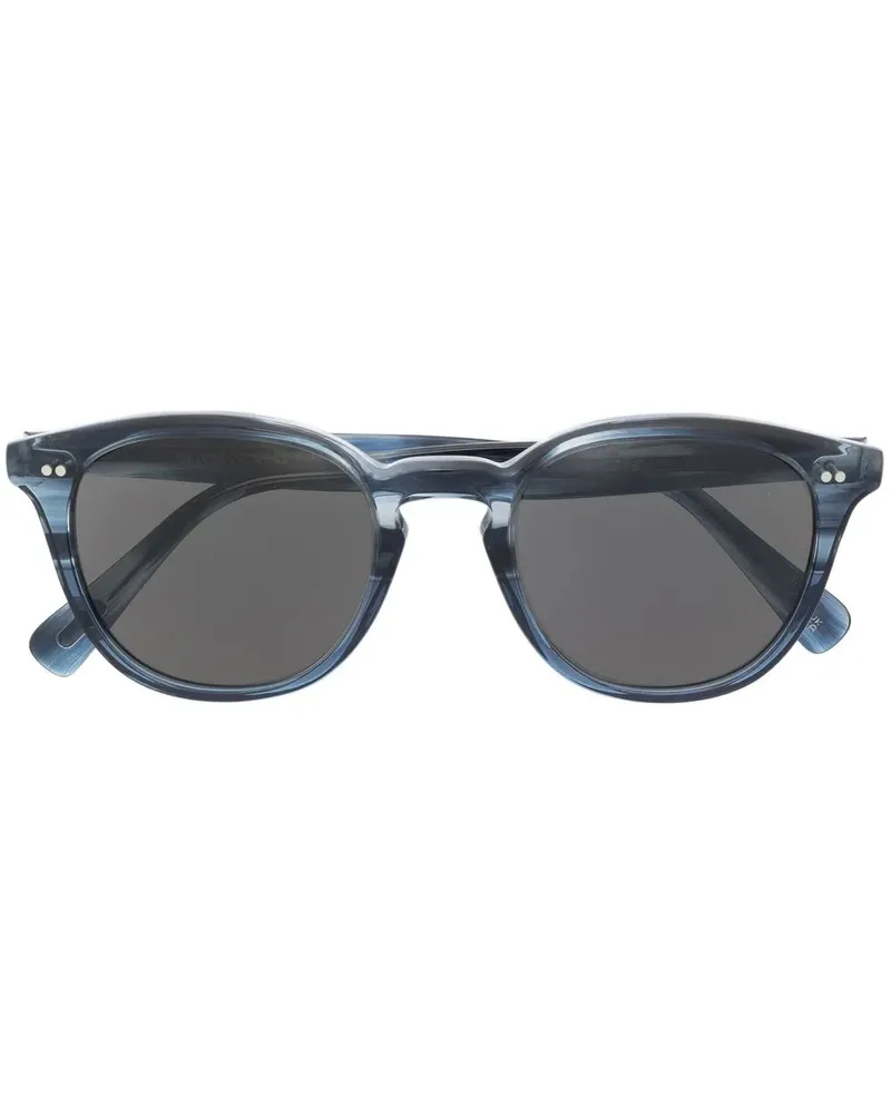 Oliver Peoples Eckige Desmon Sonnenbrille - Blau Blau