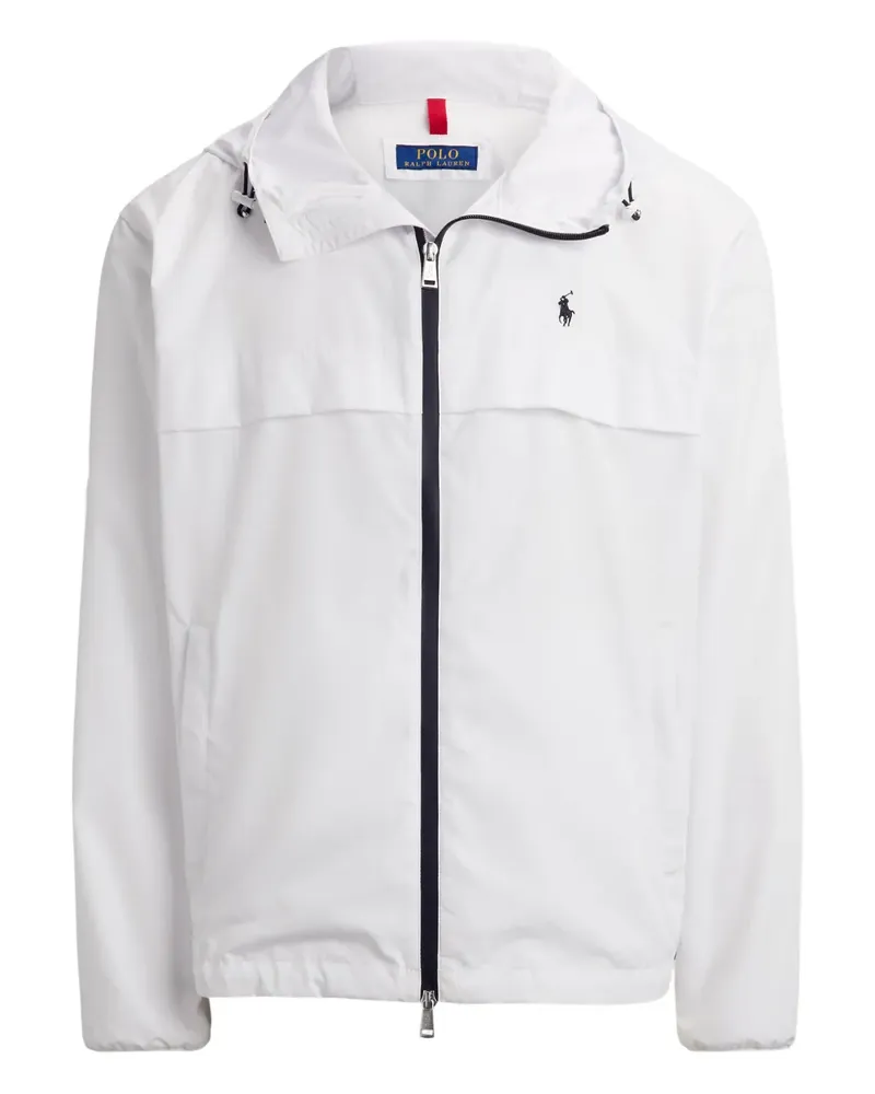 Ralph Lauren Glenmoor Kapuzenjacke mit Kordelzug - Weiß Weiß
