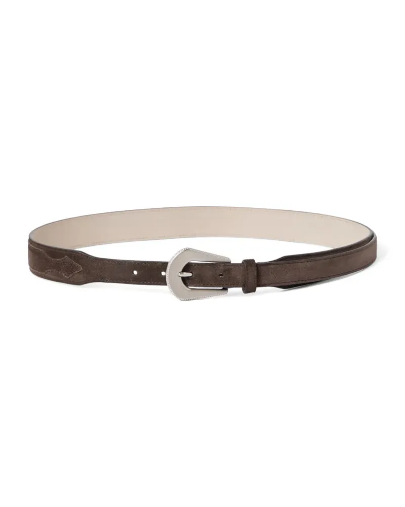 Brunello Cucinelli Gürtel aus Wildleder - Braun Braun