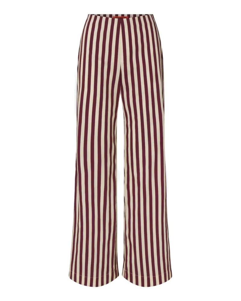 Simon Miller Pia striped poplin trousers - Rot Rot