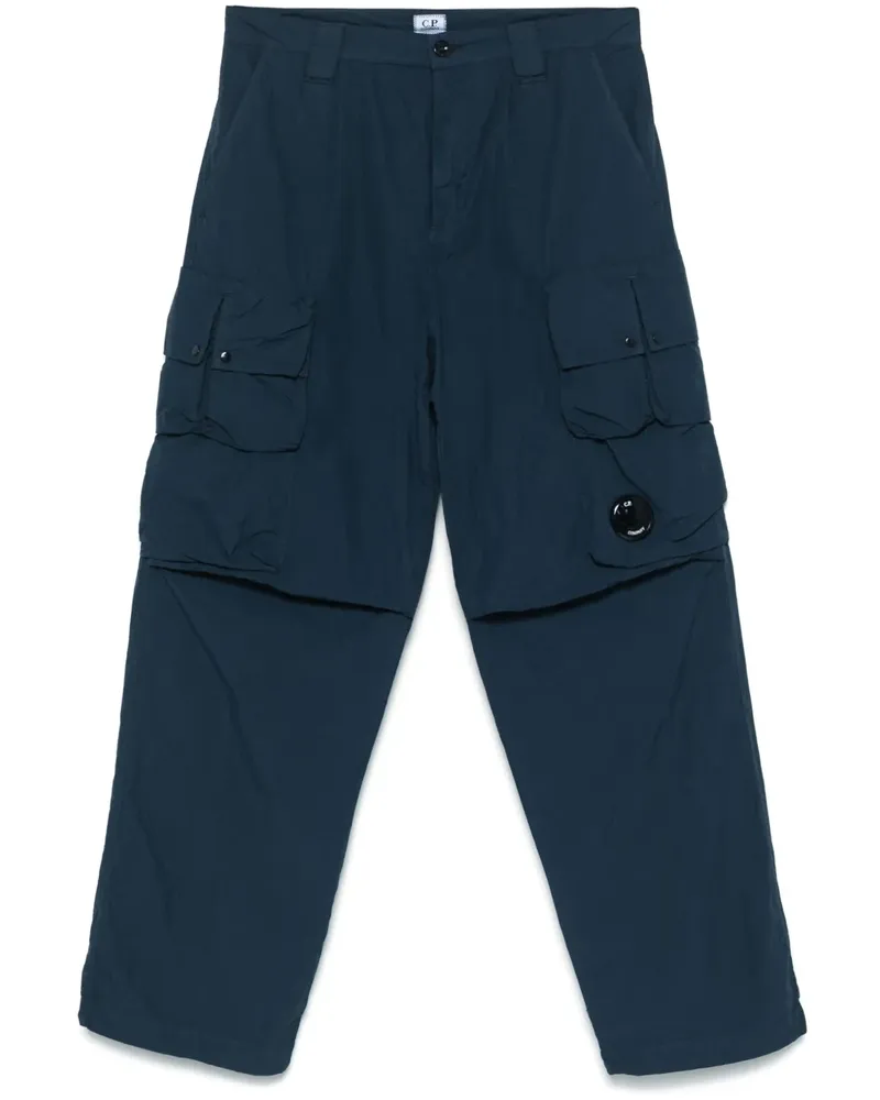 C.P. Company Cargohose mit Linsen-Detail - Blau Blau
