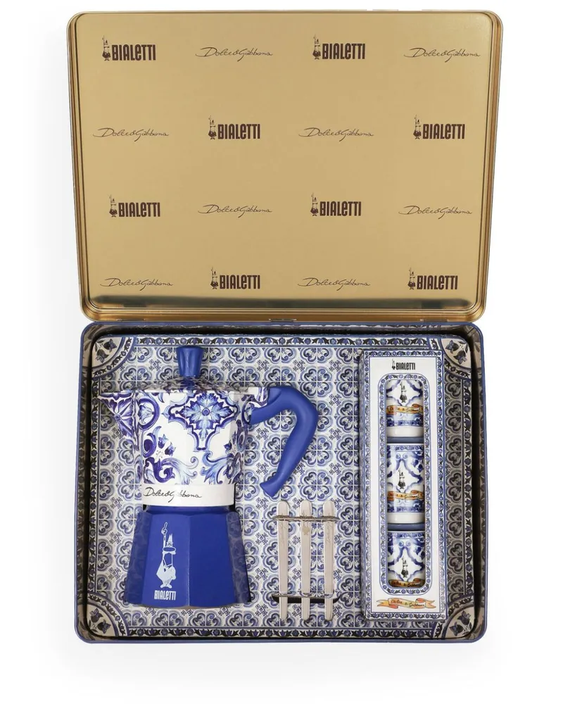 Dolce & Gabbana Große Moka Box (6er-Set) - Blau Blau