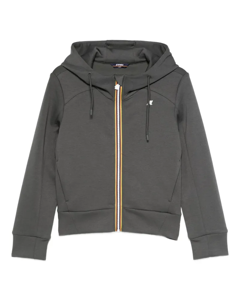 K-Way Deline Kapuzenjacke - Grau Grau