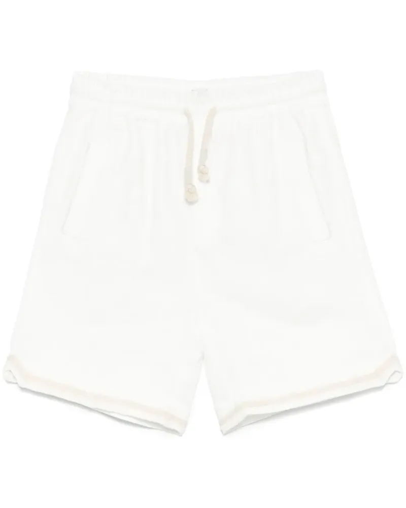 Eleventy Shorts aus Leinen - Weiß Weiß