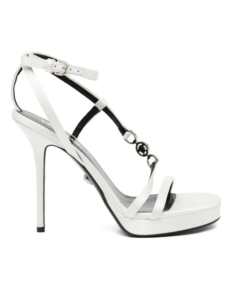 Versace Sandalen mit Kettenriemen - Weiß Weiß