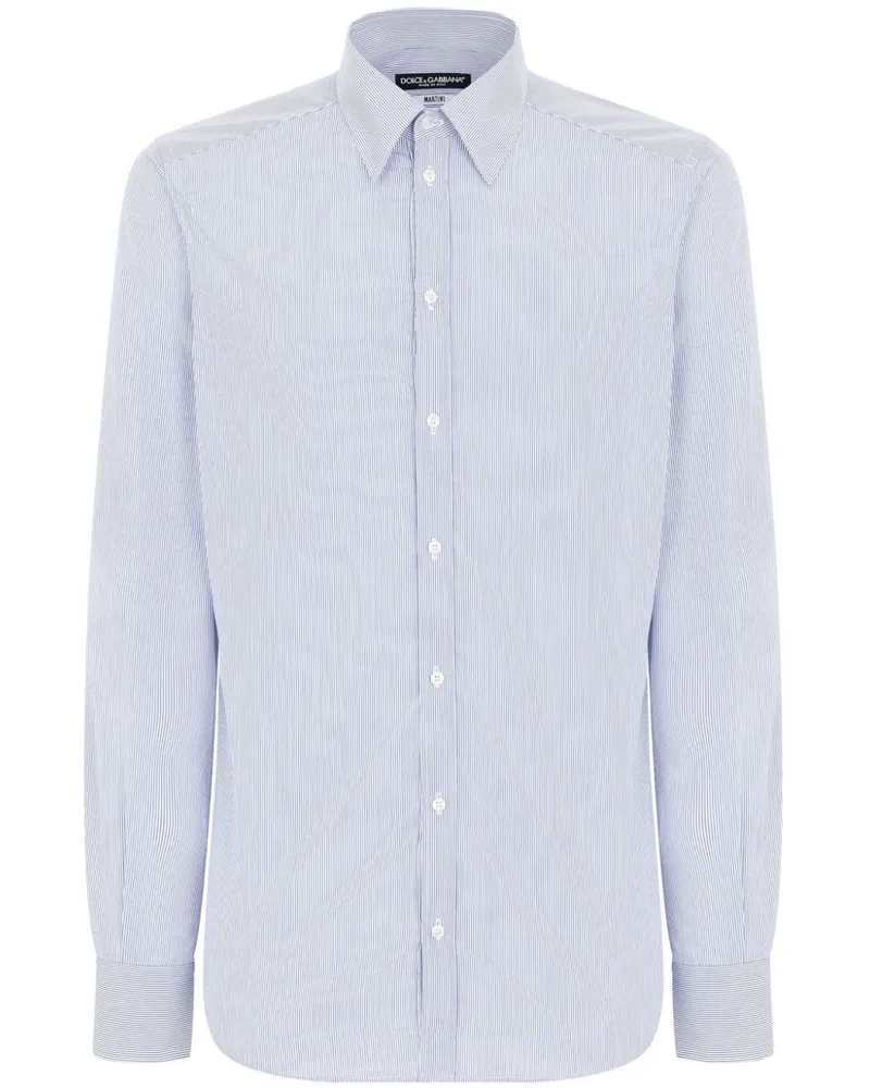 Dolce & Gabbana Gestreiftes Hemd - Blau Blau