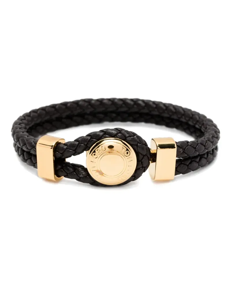Tom Ford Gewebtes Armband - Schwarz Schwarz