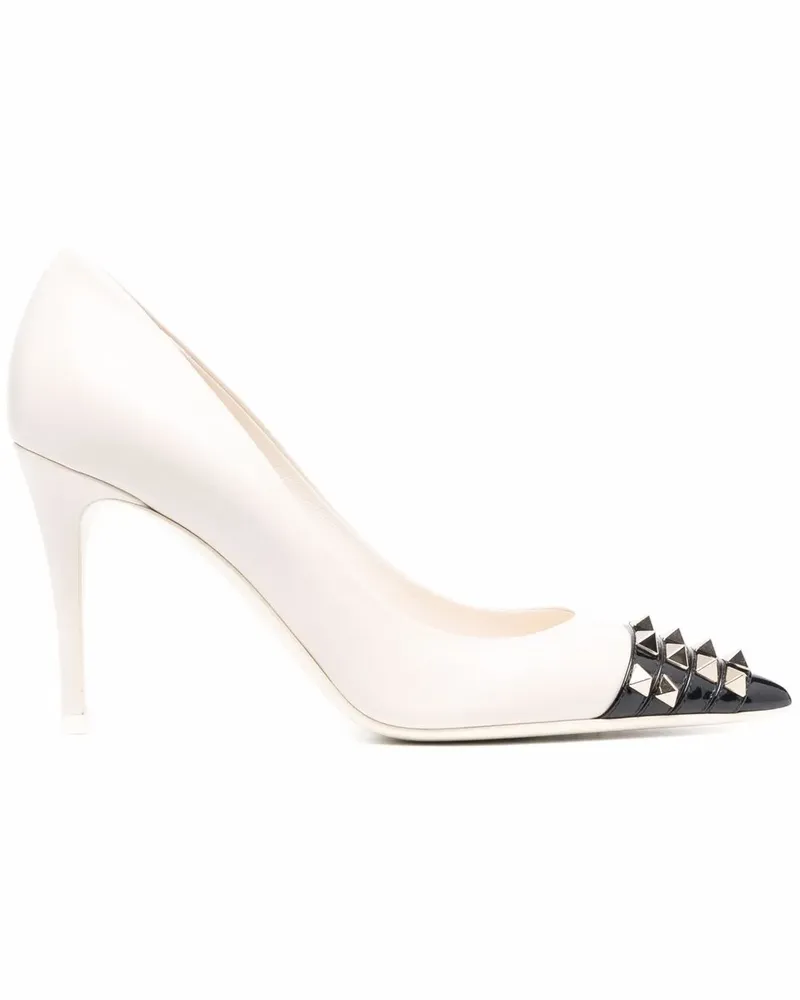 Valentino Garavani Rockstud Alcove Pumps 90mm - Nude Nude
