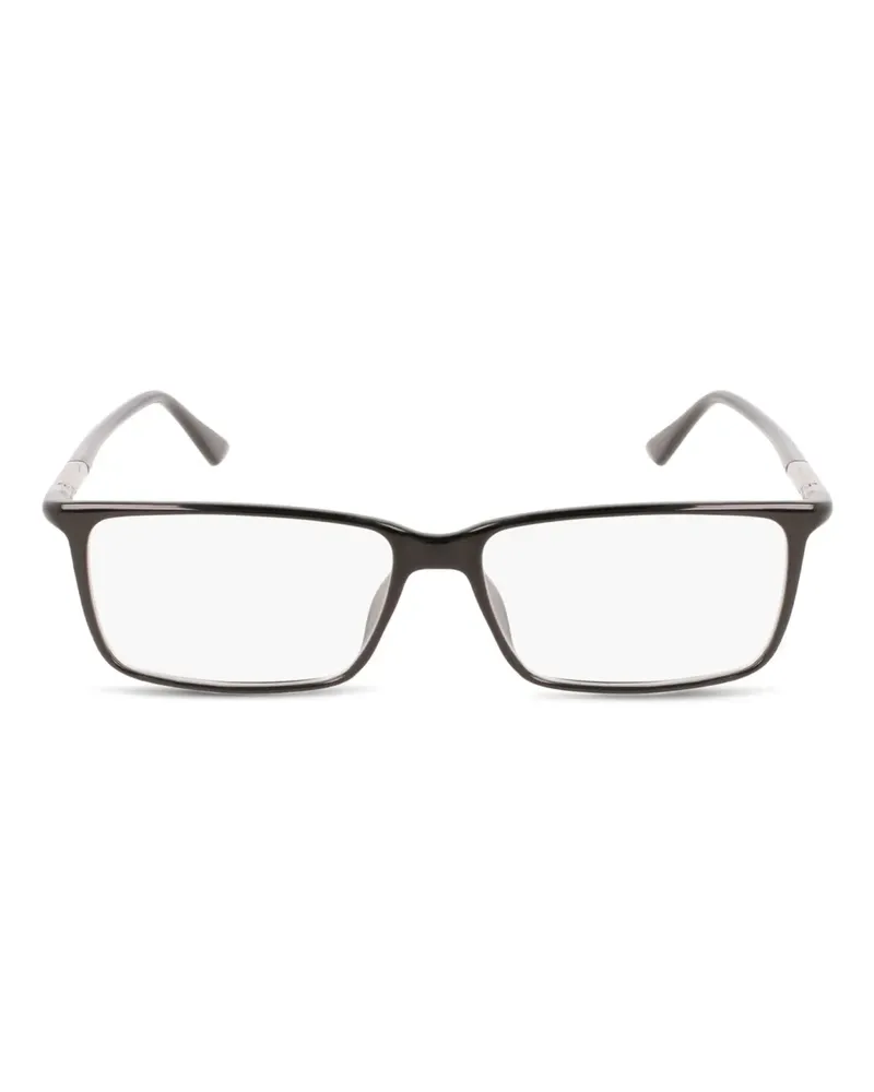 Calvin Klein Eckige Brille aus Acetat - Schwarz Schwarz