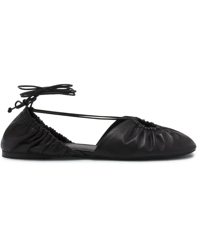 Lanvin Ballerinas aus Leder - Schwarz Schwarz