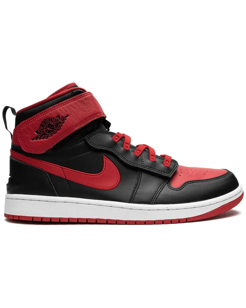 Jordan Air  1 High FlyEase Bred Sneakers - Schwarz Schwarz