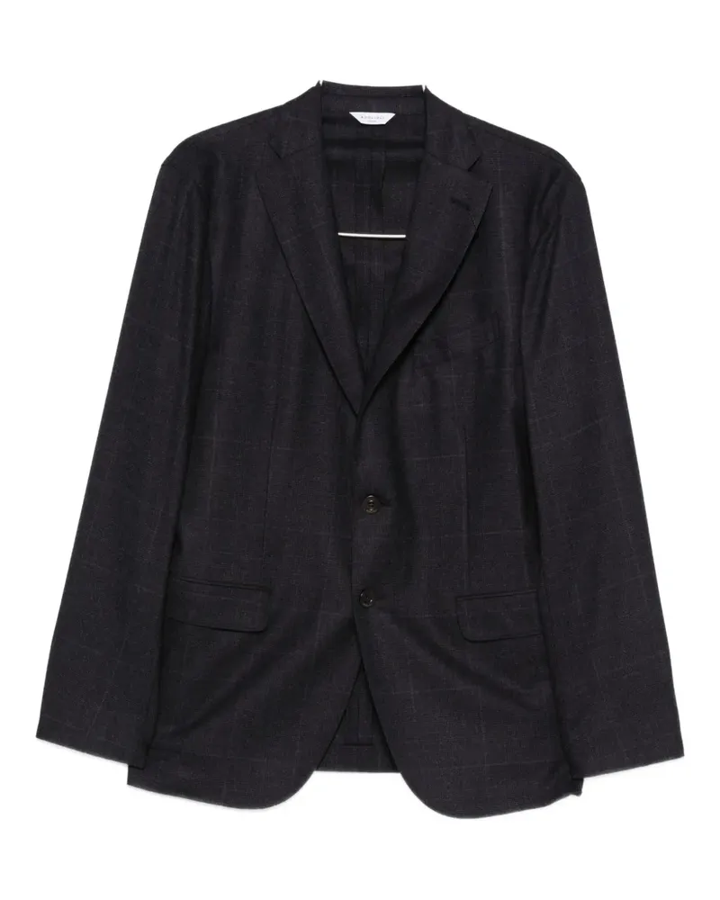 Boglioli K plaid wool blazer - Blau Blau