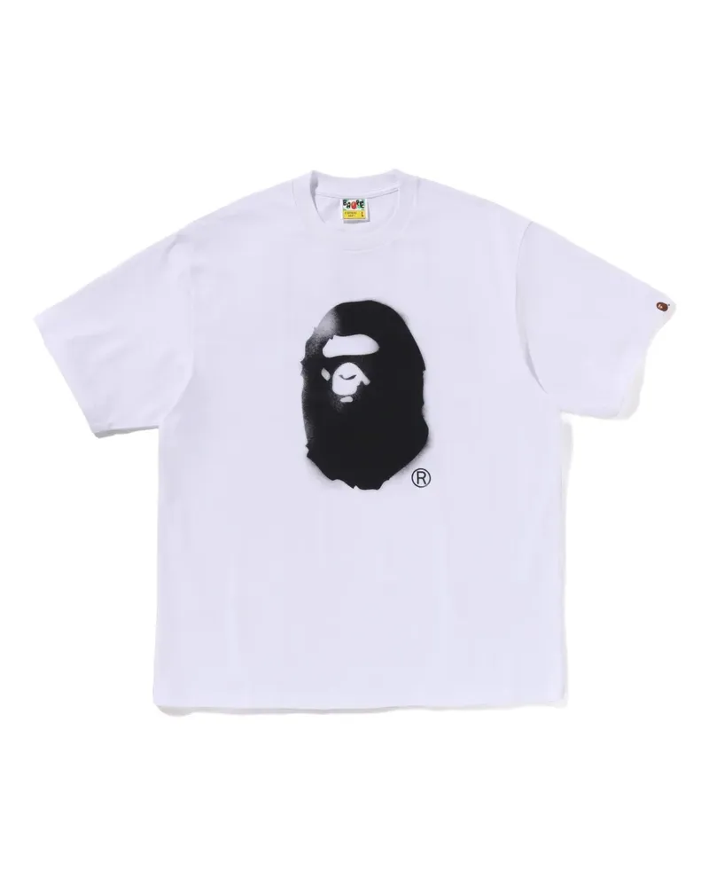 BAPE logo-print T-shirt - Weiß Weiß