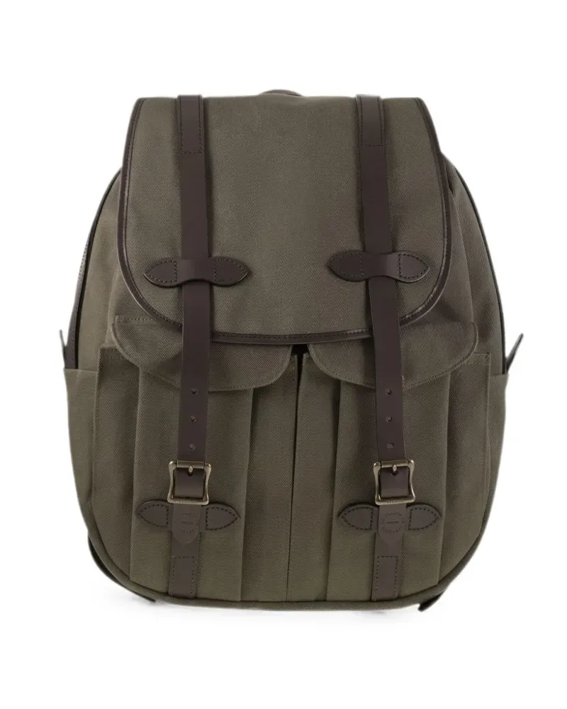 Filson Großer Rugged Twill Rucksack - Grün Grün