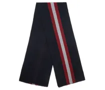 Gestreifter Schal - Blau