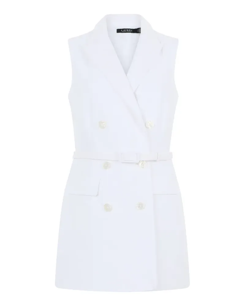 Ralph Lauren double-breasted belted playsuit - Weiß Weiß