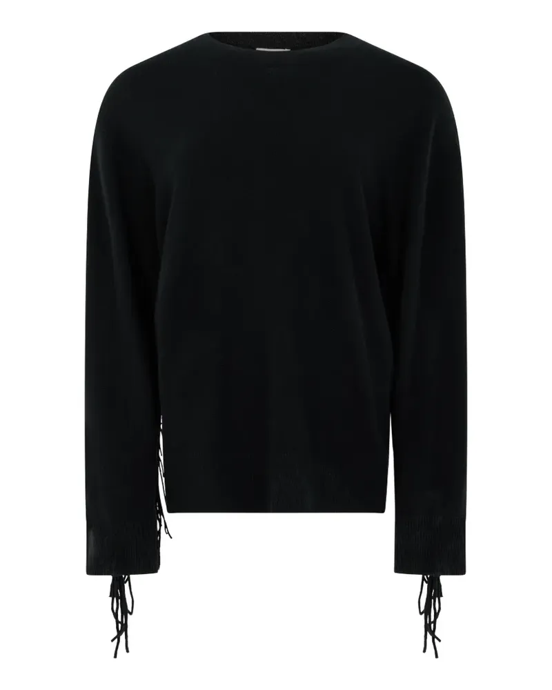 P.A.R.O.S.H. fringe-detail sweater - Schwarz Schwarz