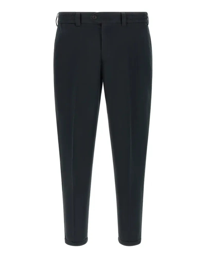 PT TORINO The Rebel elasticated turn-up hem trousers - Blau Blau