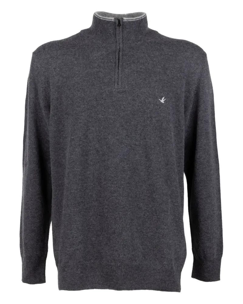Brooksfield Pullover mit Stehkragen - Grau Grau