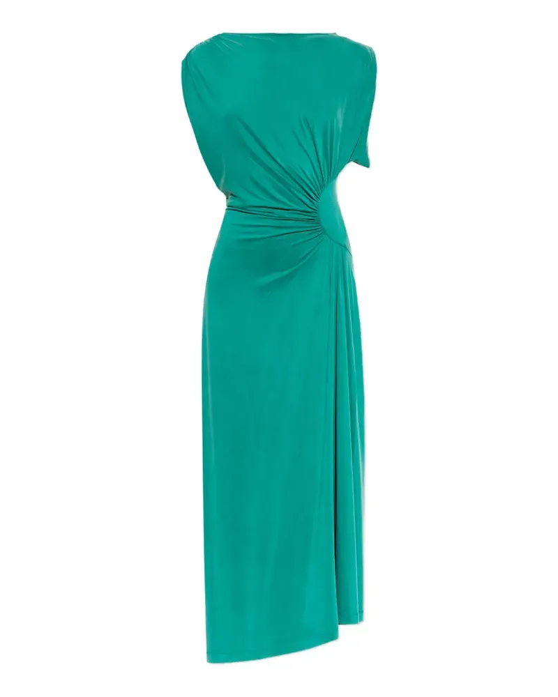 IRO ruched sleeveless midi dress - Grün Grün