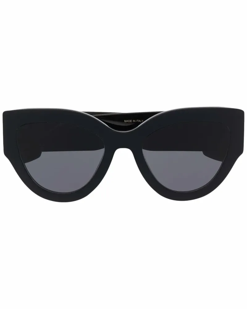 Victoria Beckham Sonnenbrille mit breiten Bügeln - Schwarz Schwarz