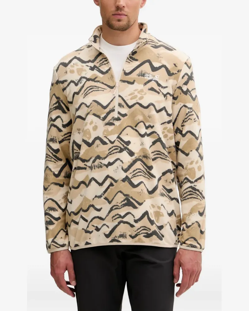 Jack Wolfskin Paw Era 100 Sweatshirt - Nude Nude