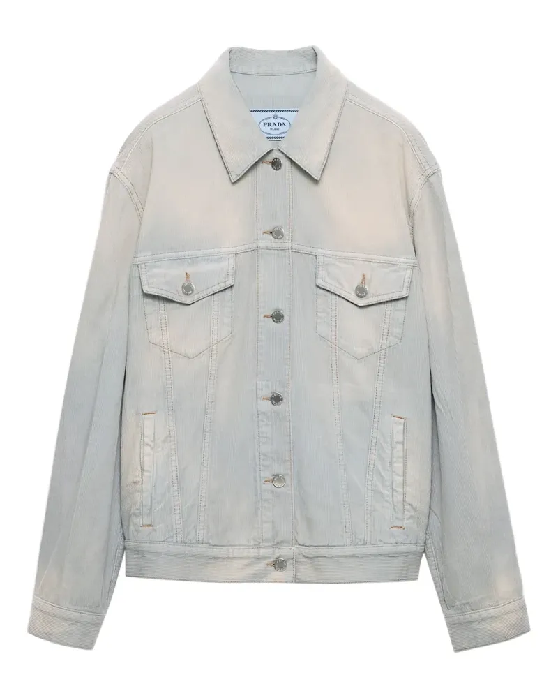 Prada Jacke aus Baumwolle - Blau Blau