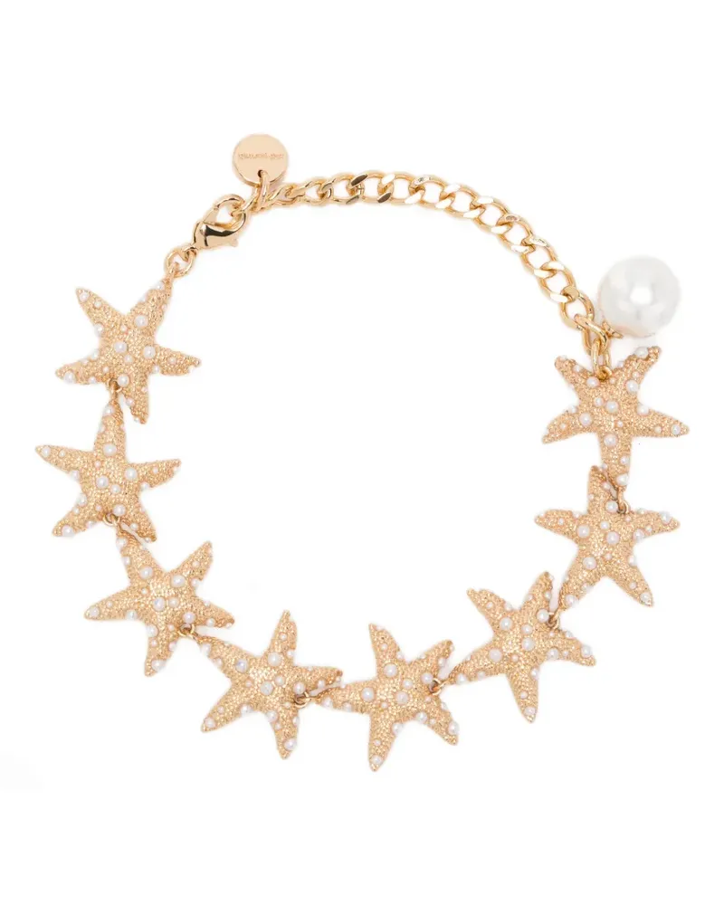 Self-Portrait sea-star bracelet - Gold Gold