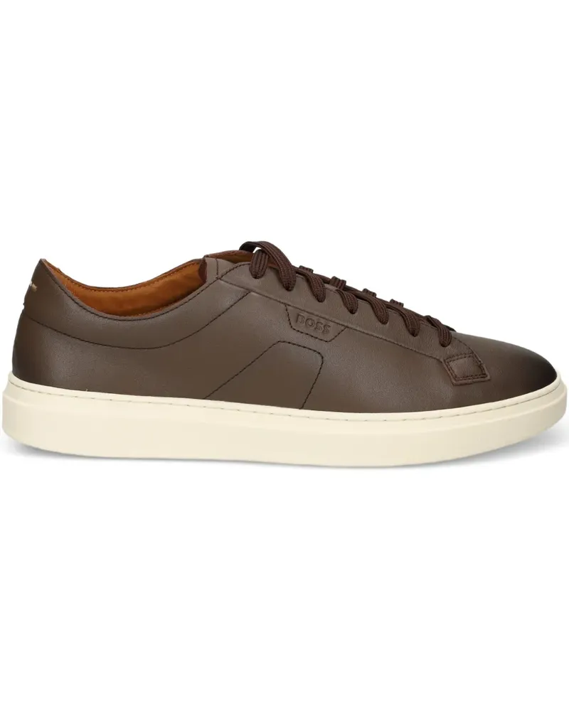 HUGO BOSS Sneakers aus Leder - Braun Braun