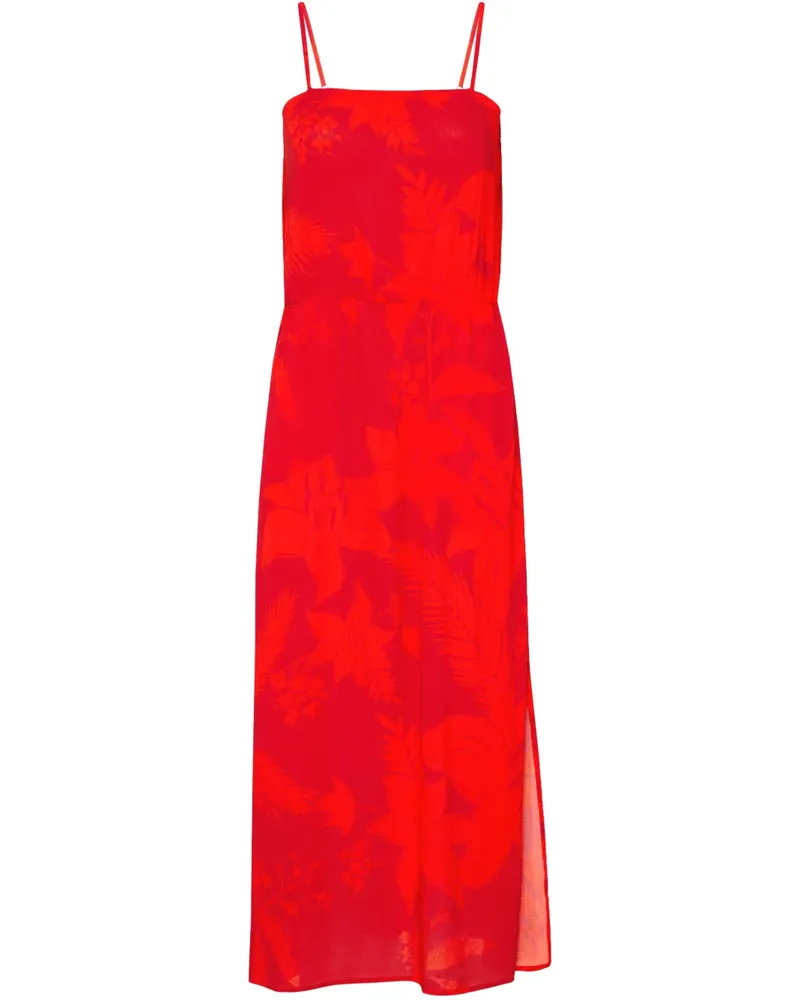 Vilebrequin Kleid mit Flower Power-Print - Rot Rot