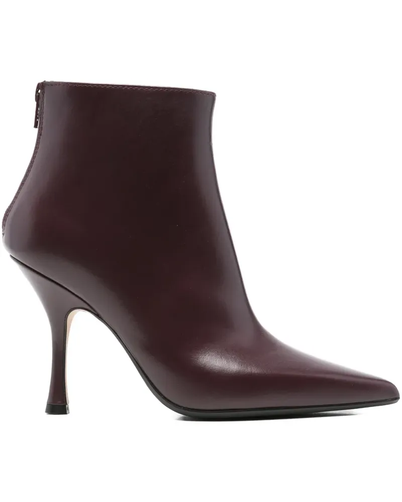 Anna F. Stiefel mit spitzer Kappe 80mm - Rot Rot