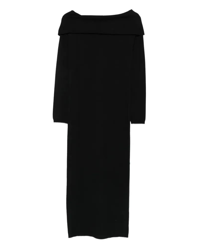 Semicouture Kleid mit langen Ärmeln - Schwarz Schwarz