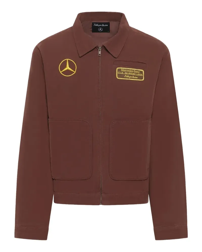KidSuper x Mercedes-Benz work jacket - Braun Braun