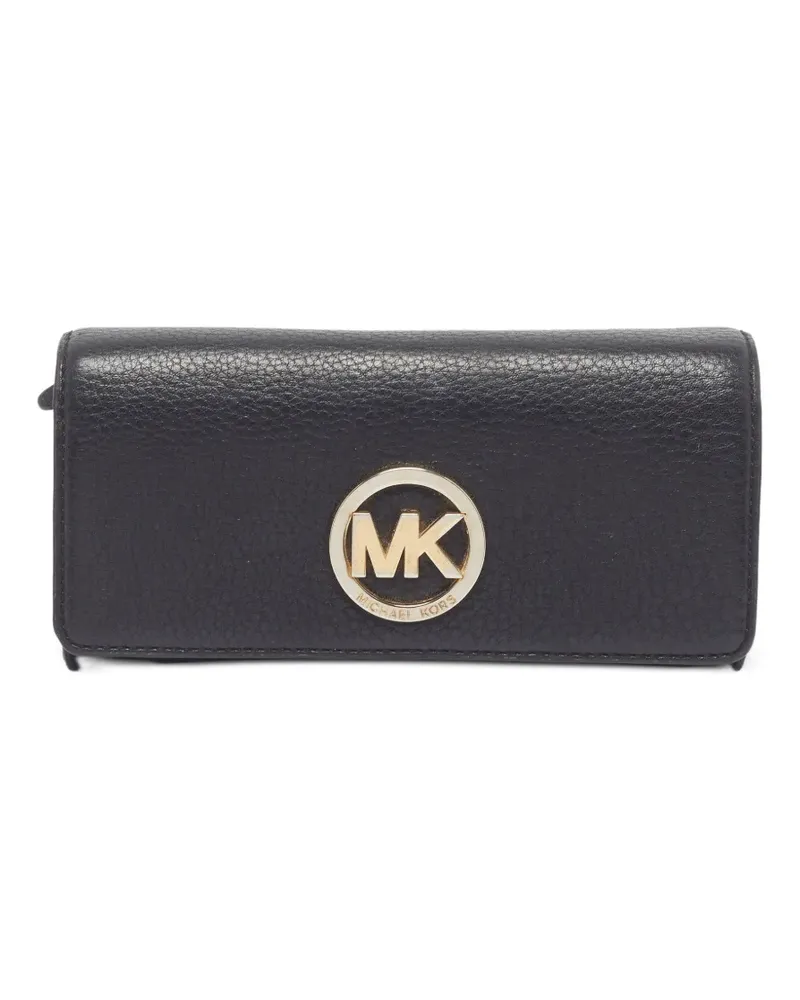 Michael Kors Fulton Portemonnaie - Schwarz Schwarz