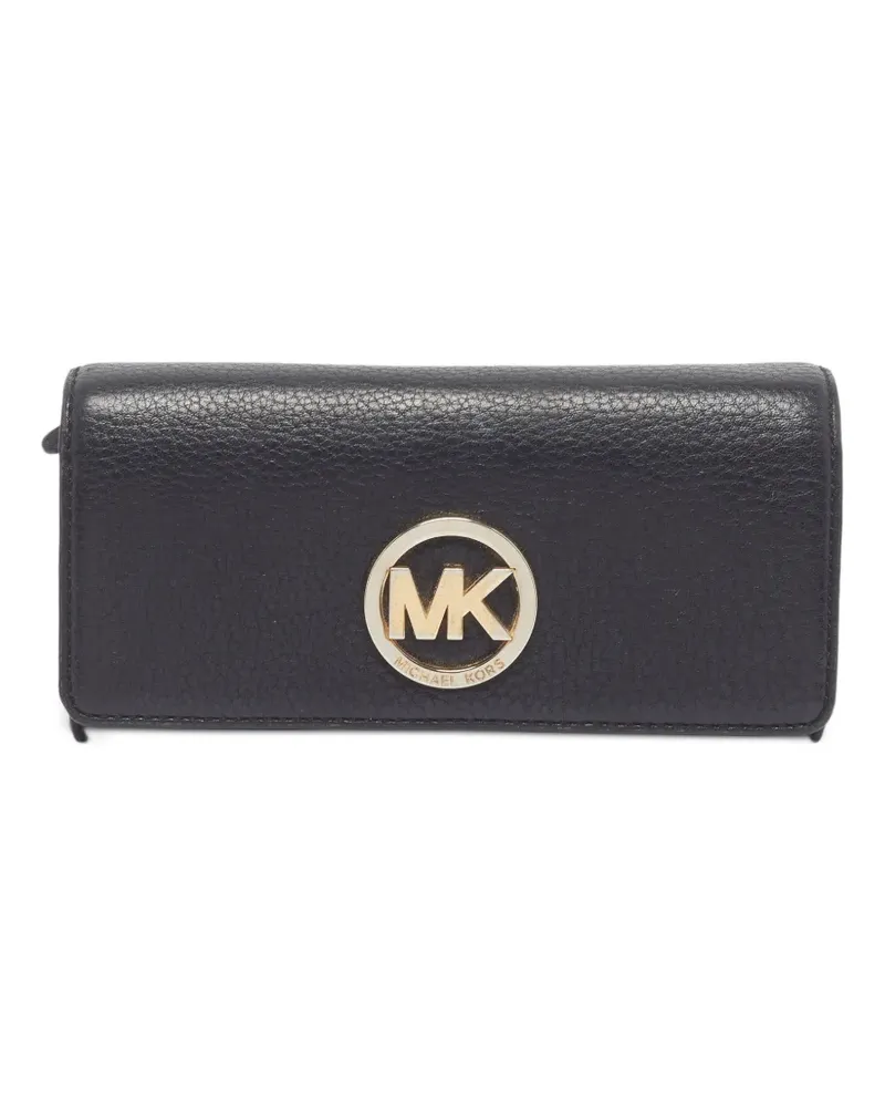 Michael Kors Fulton Portemonnaie - Schwarz Schwarz