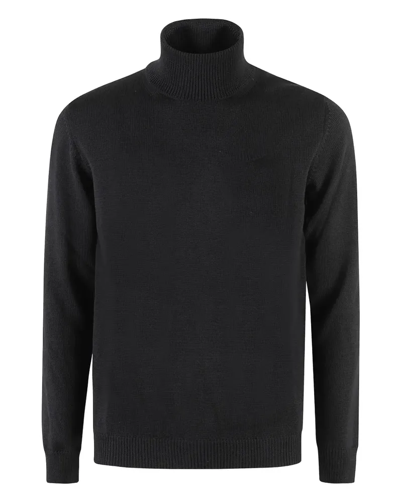 Roberto Collina Pullover mit Rollkragen - Schwarz Schwarz