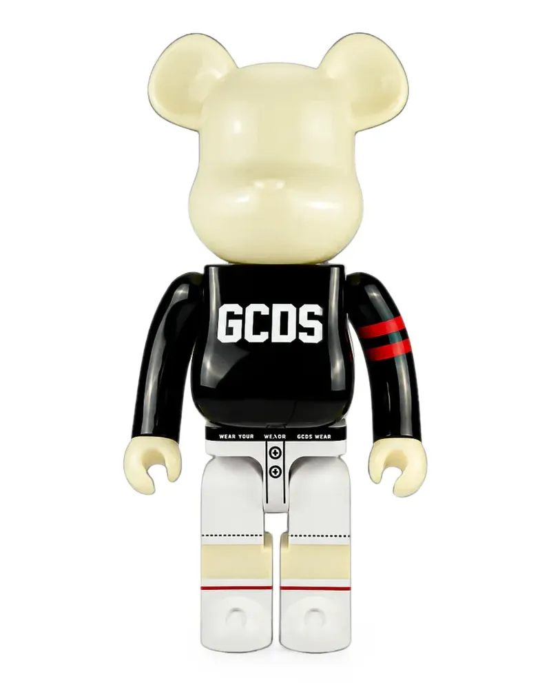 Medicom Toy x GCDS x Bearbrick 1000% Figur - Schwarz Schwarz