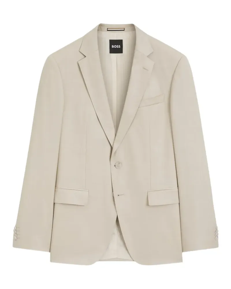 HUGO BOSS cotton blazer - Nude Nude