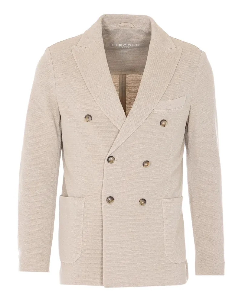 CIRCOLO 1901 double-breasted button jacket - Nude Nude